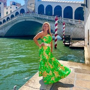 SHEIN one strapped maxi dress worn once - great for cruise or vaca!